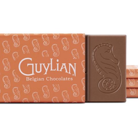 Guylian Creamy Milk Chocolate Bar With Salted Caramel World Wide