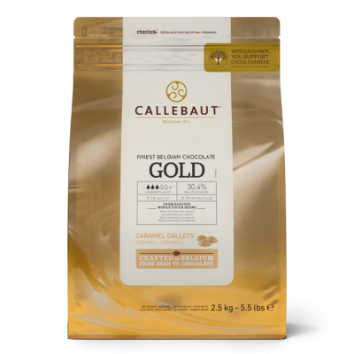 Callebaut Gold 30.4% Caramel Baking Callets