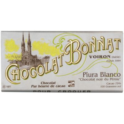 Chocolat Bonnat Piura Blanco 75% Dark Chocolate Bar