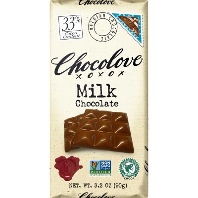 Chocolove 33% Milk Chocolate Bar