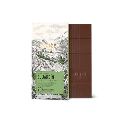 Cluizel El Jardin Colombia 75% Dark Chocolate Bar