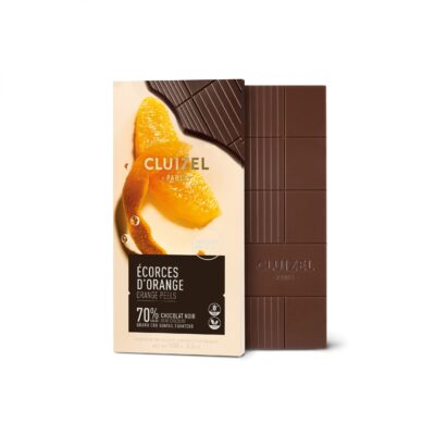 Cluizel Guayas Ecuador 70% Dark Chocolate Bar with Candied Orange