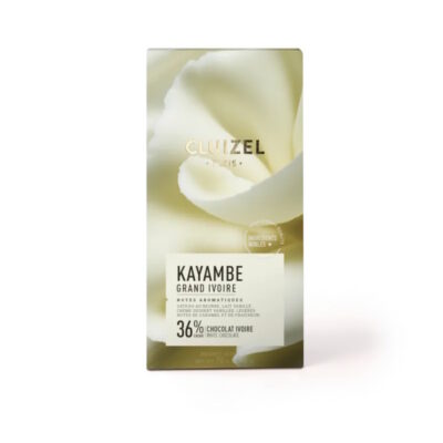 Cluizel Kayambe Grand Ivoire 36% White Chocolate Bar