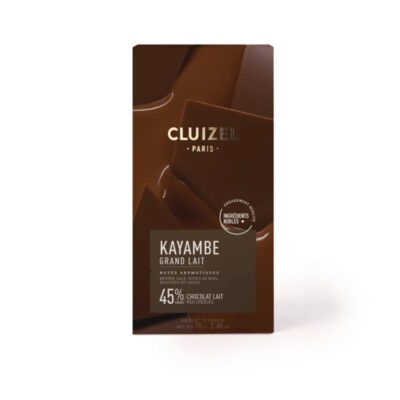 Cluizel Kayambe Grand Lait 45% Milk Chocolate Bar