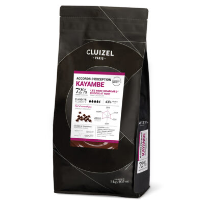 Cluizel Kayambe Noir 72% Dark Couverture Chocolate Mini Grammes