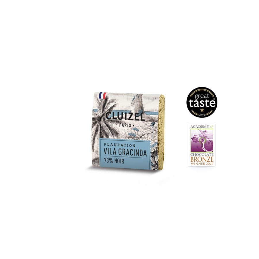 Cluizel Vila Gracinda Sao Tome 73% Dark Chocolate Square