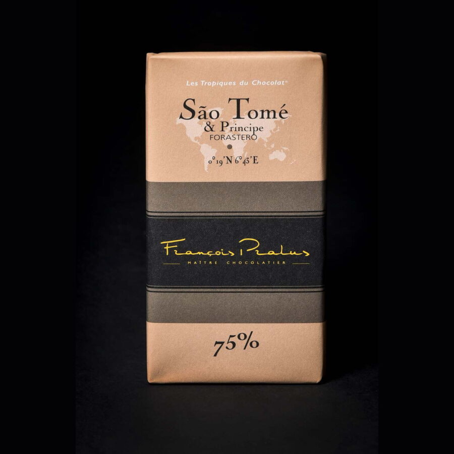 Fran ois Pralus S o Tom 75 Dark Chocolate Bar World Wide Chocolate Fran ois Pralus S o Tom 75 Dark Chocolate Bar World Wide Chocolate