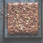 Guittard Brown Butter Brownies with Hazelnuts & Salted Caramel