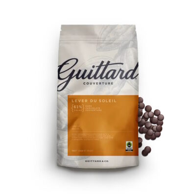 Guittard Lever Du Soleil 61% Dark Couverture Chocolate Wafers 2