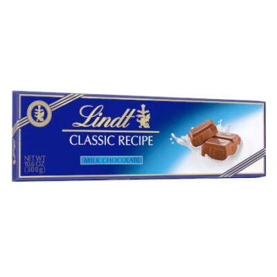 Lindt Swiss Classic Recipe Milk Chocolate Bar