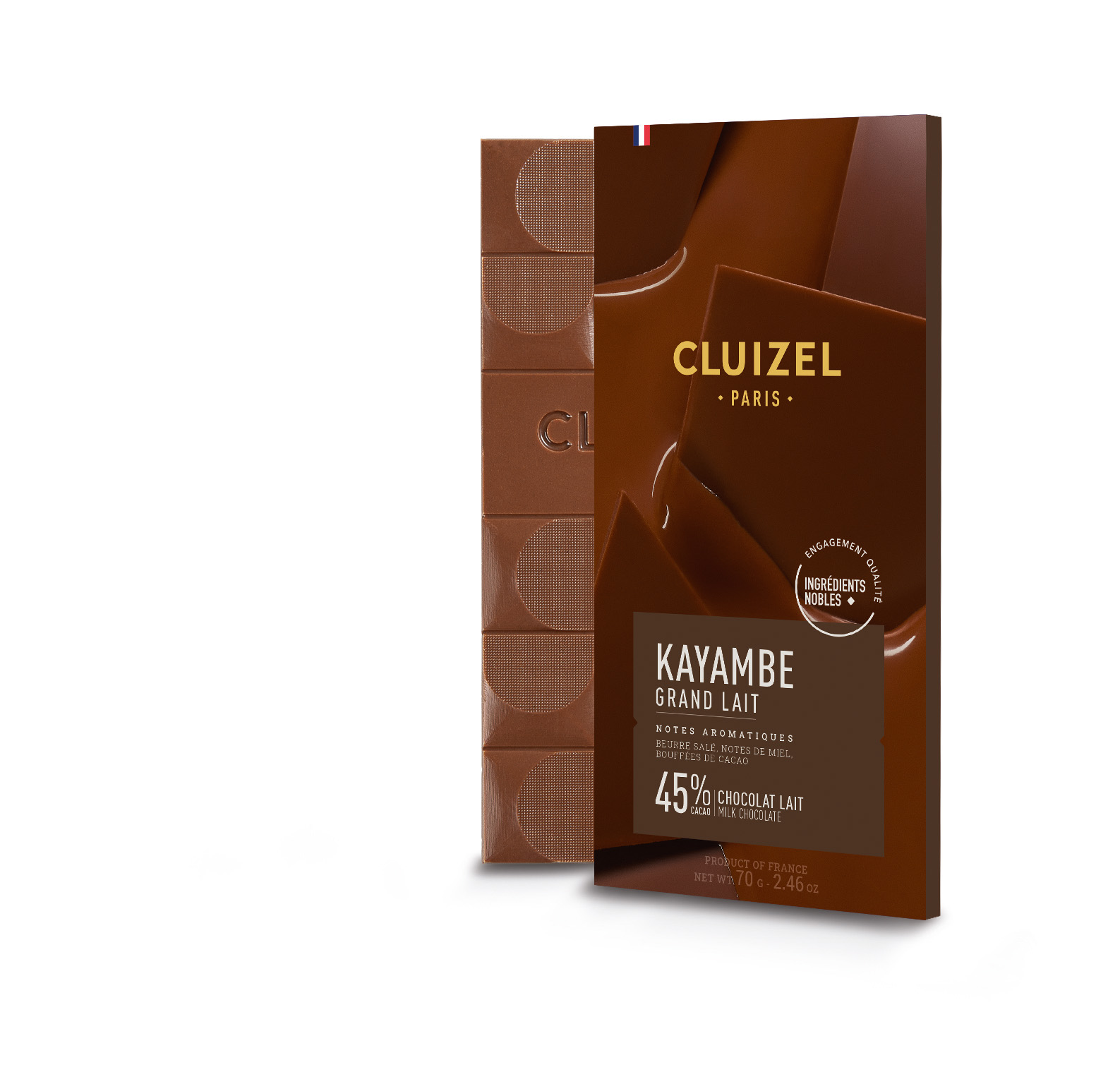 Michel Cluizel Kayambe Grand Lait 45% Milk Chocolate Bar
