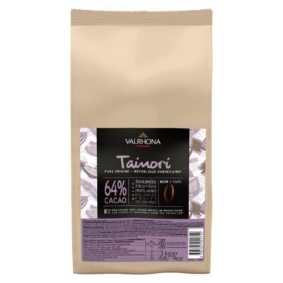 Valrhona Taïnori Dominican Republic 64% Dark Couverture Chocolate Feves