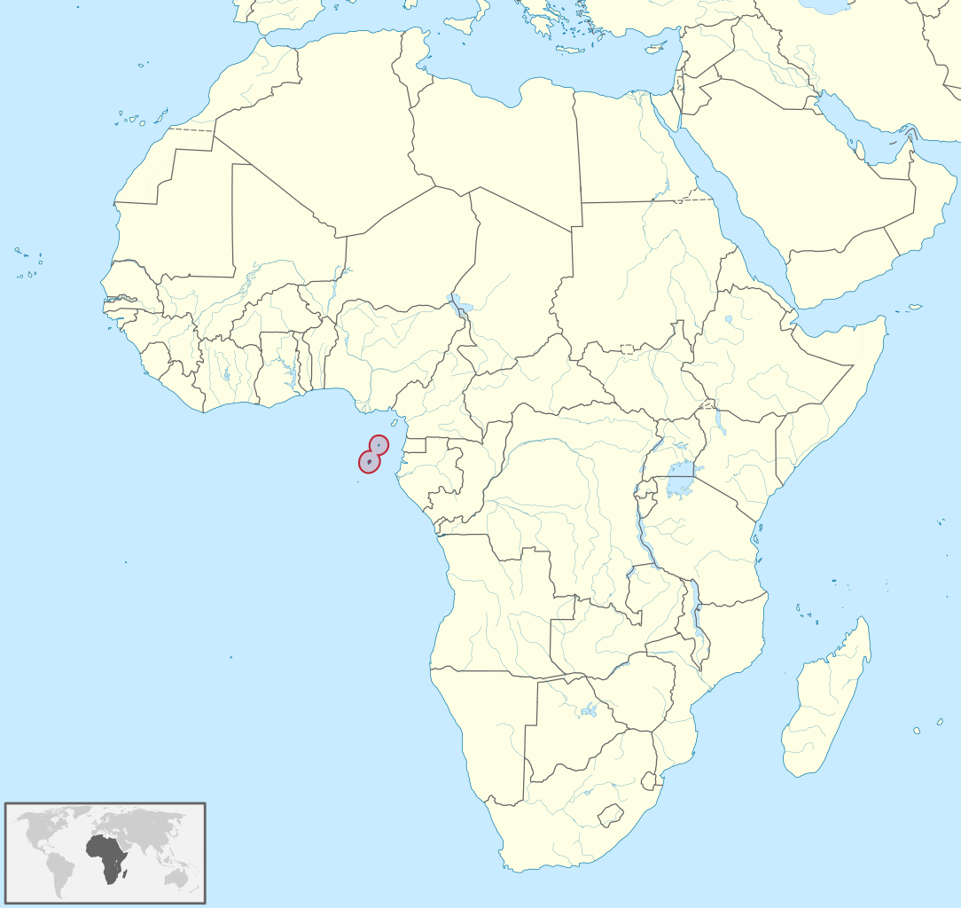 São Tomé Map