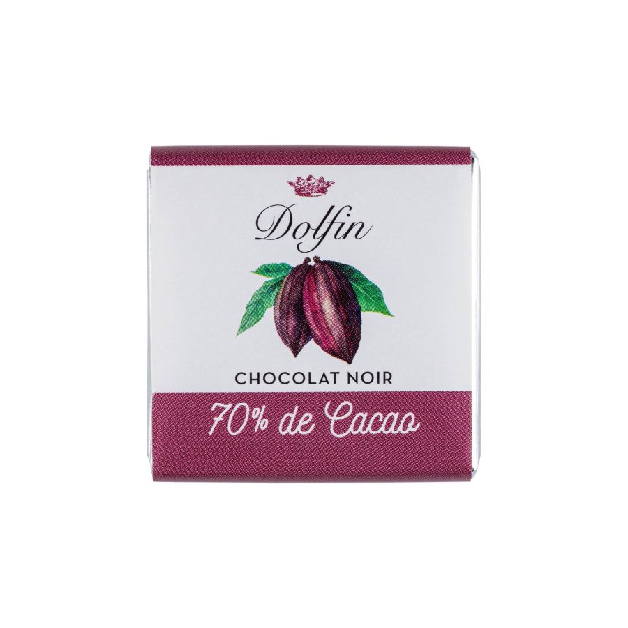 Dolfin 70% Dark Chocolate Napolitain-min