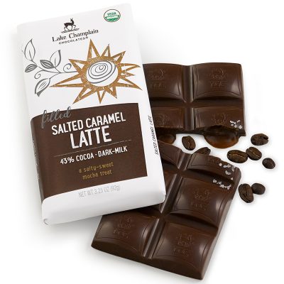 Lake Champlain Salted Caramel Latte 43% Dark-Milk Chocolate Bar