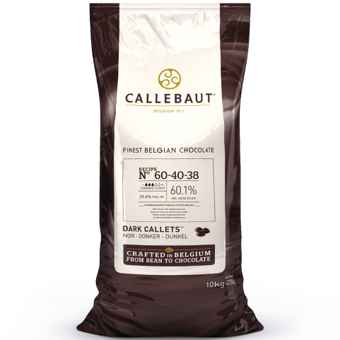 Callebaut 60-40-38 60.1% Dark Chocolate Callets