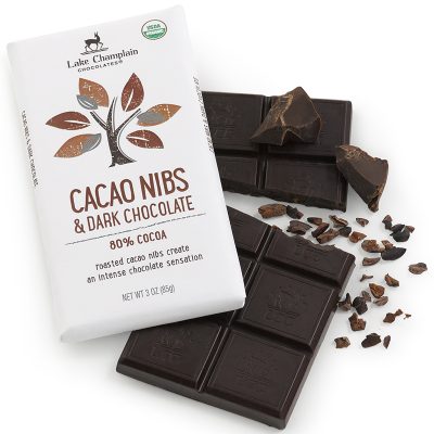 Lake Champlain Cacao Nibs in 80% Dark Chocolate