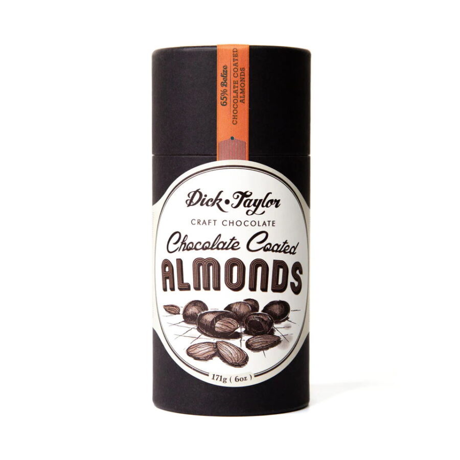 Dick Taylor Belize 65% Dark Chocolate Coated Almonds