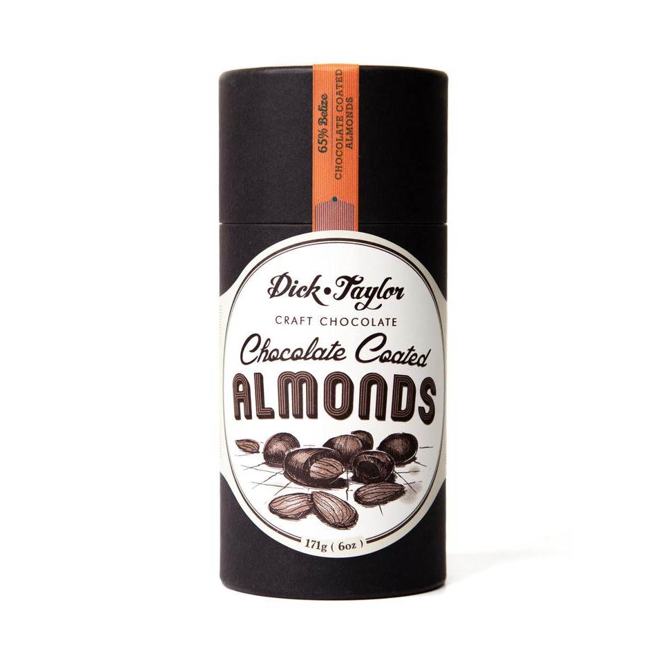 Dick Taylor Belize 65% Dark Chocolate Covered Almonds