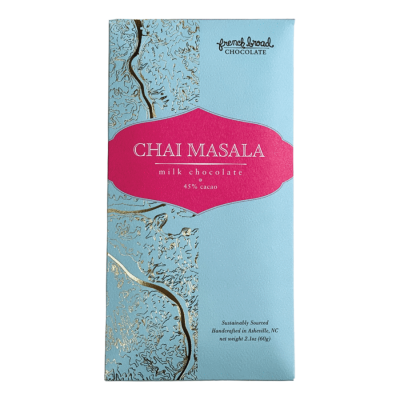 French Broad 45% Milk Chocolate Bar with Chai Masala