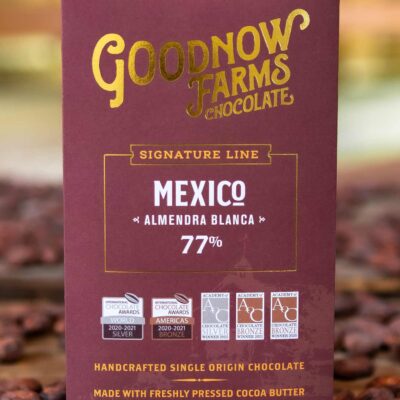 Goodnow Farms Almendra Blanca Mexico 77% Dark Chocolate Bar