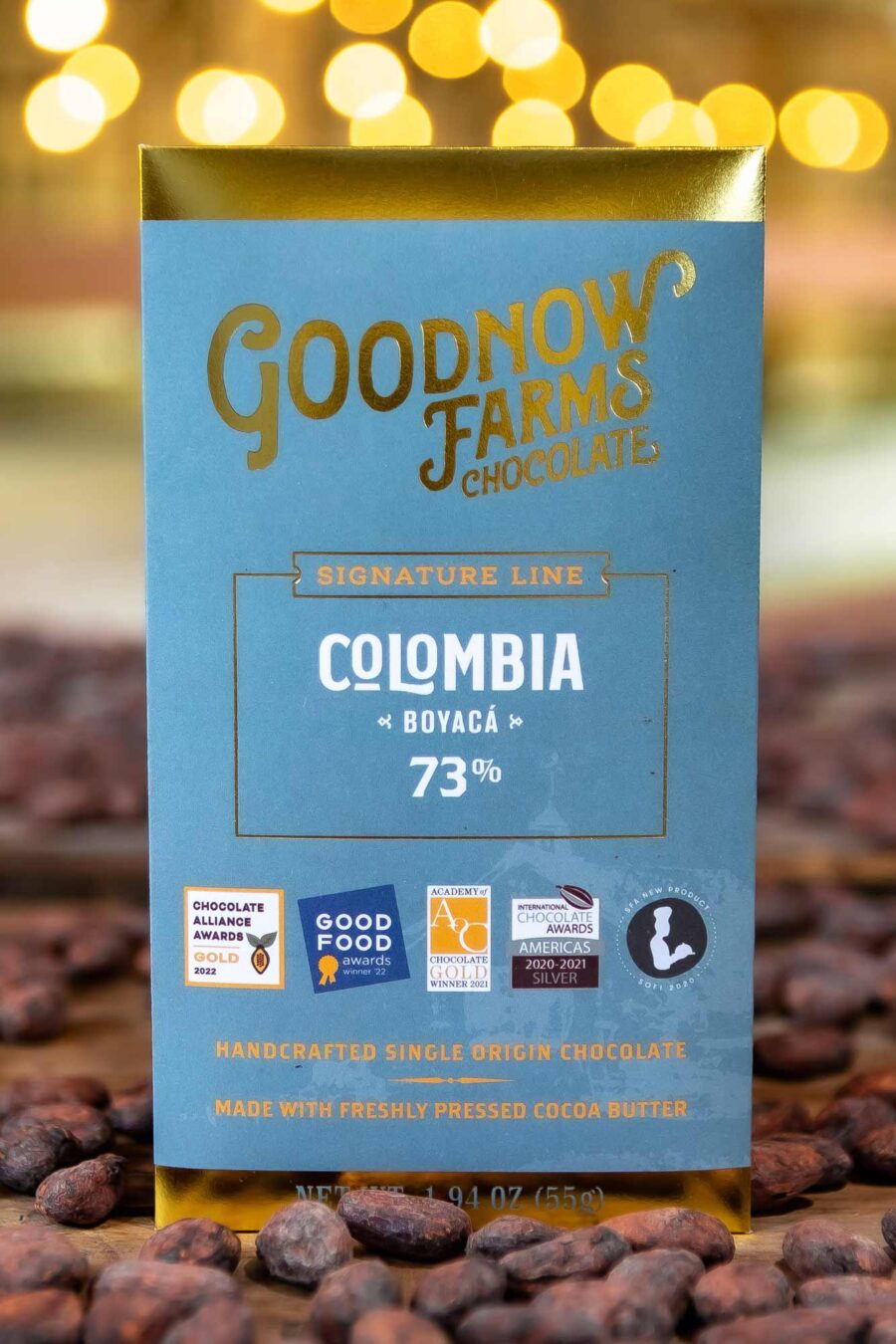 Goodnow Farms Boyacá Colombia 73% Dark Chocolate Bar
