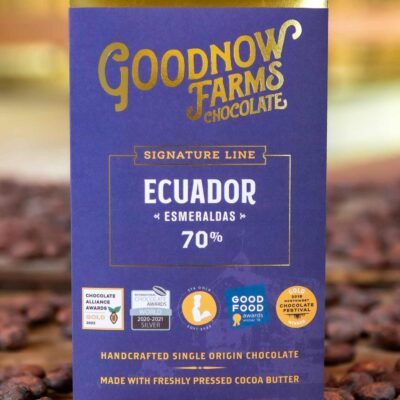 Goodnow Farms Esmeraldas Ecuador 70% Dark Chocolate Bar