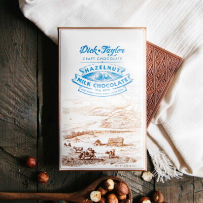 Dick Taylor Brazil 55% Milk Chocolate with Hazelnuts Lifestyle