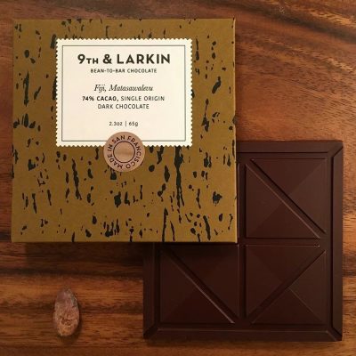 9th & Larkin Matasawalevu Fiji 74% Dark Chocolate Bar-min
