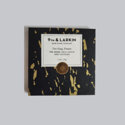 9th & Larkin Tien Giang Vietnam 70% Dark Chocolate Bar sq