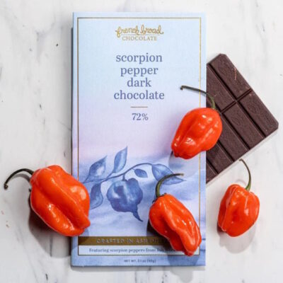 French Broad 72% Dark Chocolate Bar with Scorpion Pepper