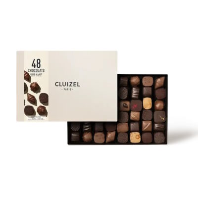 Cluizel 48-Piece Dark & Milk Chocolate Gift Box