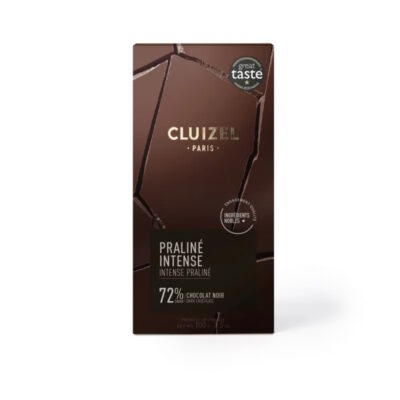 Cluizel 72% Dark Chocolate Bar with Intense Praliné