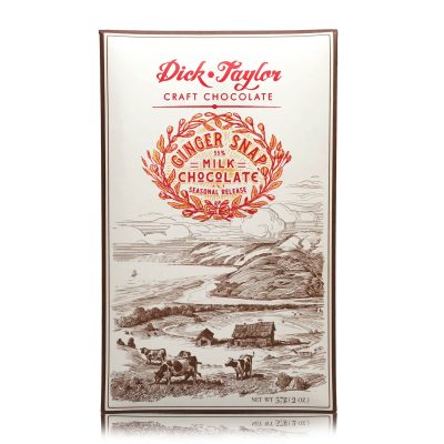 Dick Taylor Ginger Snap 55% Milk Chocolate Bar-min