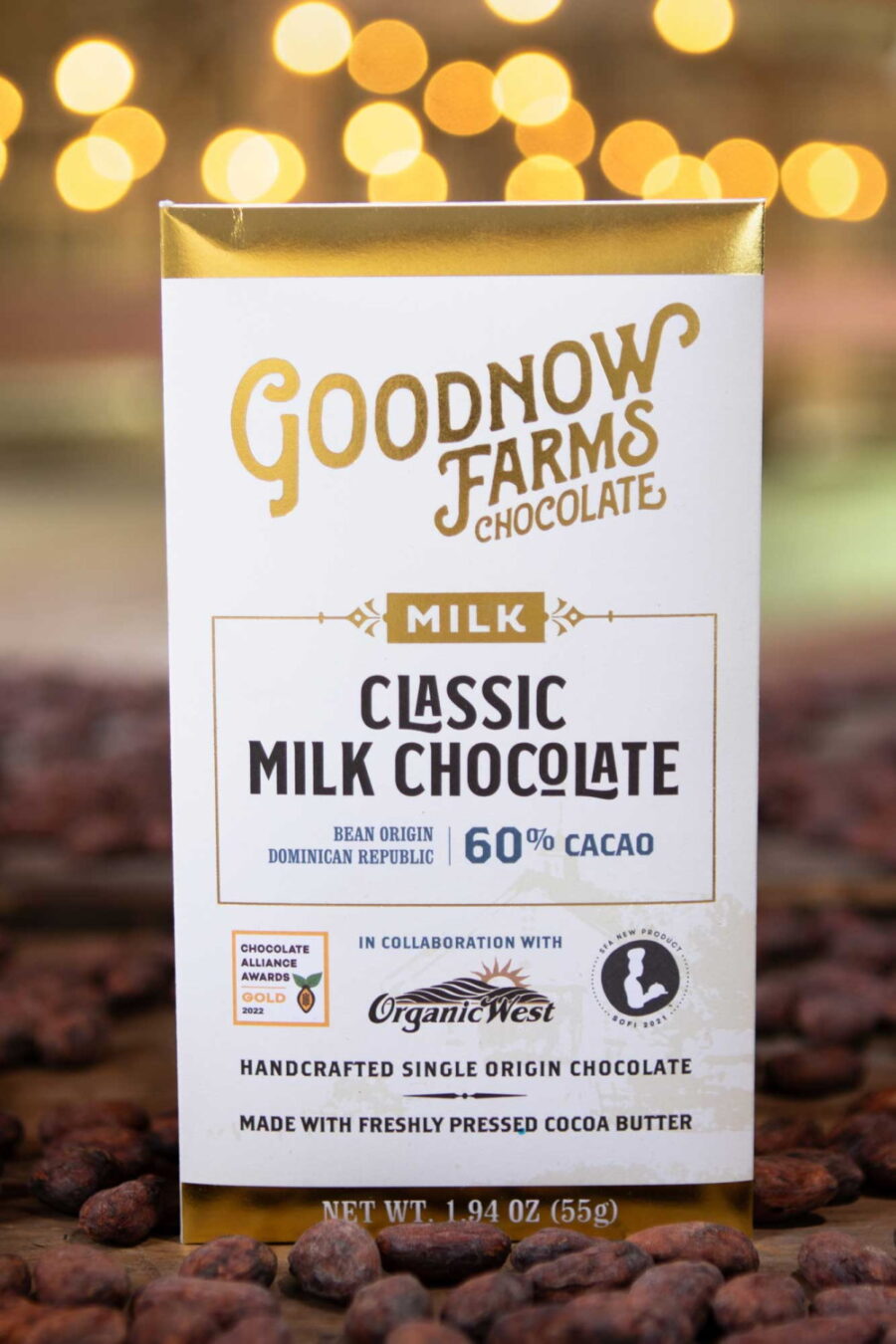 Goodnow Farms Dominican Republic 60% Classic Milk Chocolate Bar