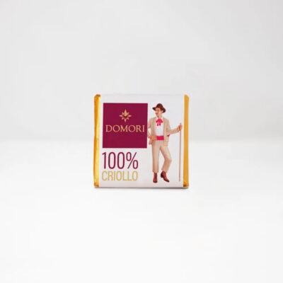 Domori Cacao Criollo 100% Dark Chocolate Napolitains