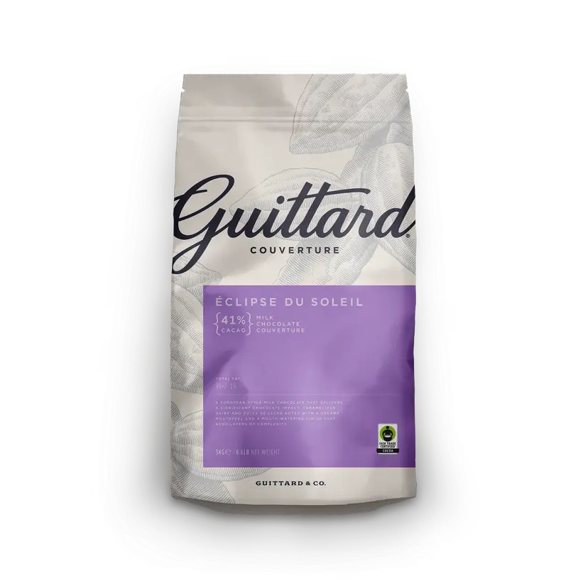Guittard Éclipse du Soleil 41% Milk Couverture Chocolate Wafers