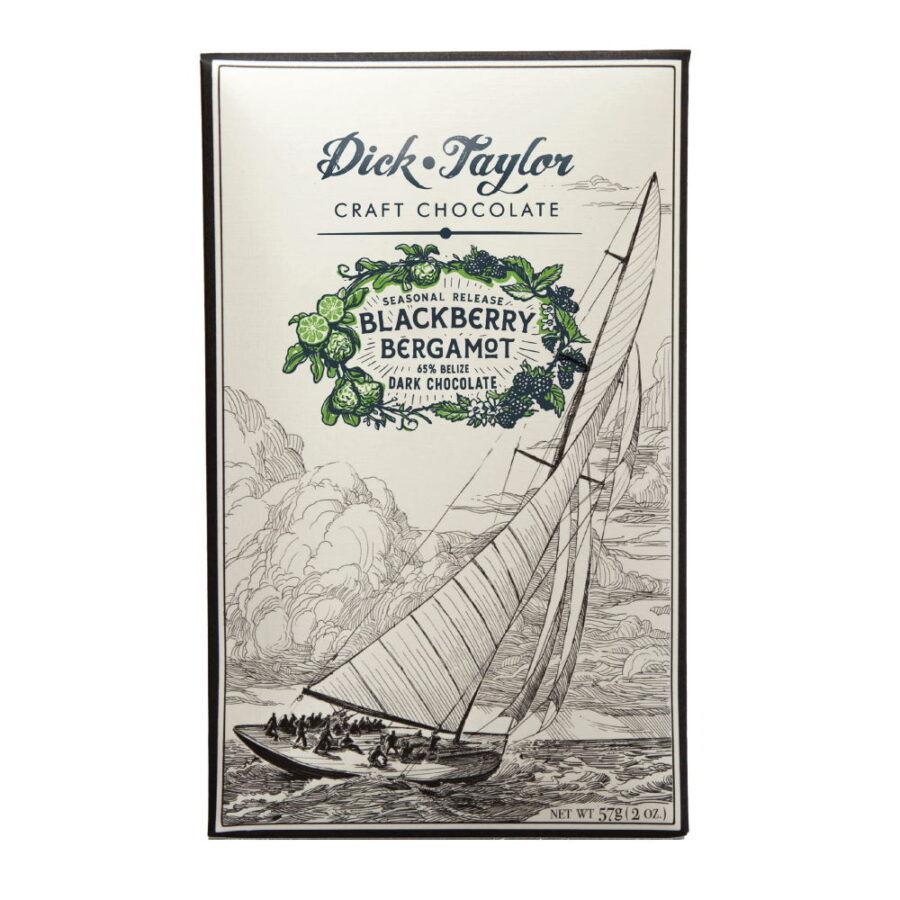 Dick Taylor Belize 65% Dark Chocolate with Blackberry & Bergamot