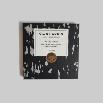 9th & Larkin Ben Tre Vietnam 72% Dark Chocolate Bar sq