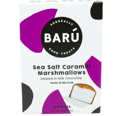 Barú 4-Piece Milk Chocolate Covered Marshmallows with Sea Salt Caramel