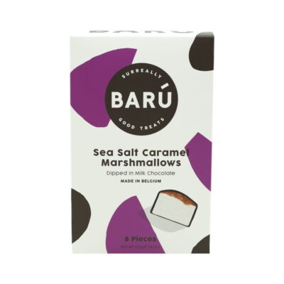 Baru 8-Piece Milk Chocolate Sea Salt Caramel Marshmallows