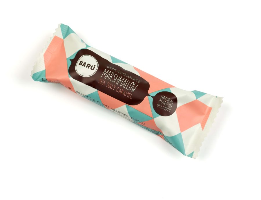 Barú Dark Chocolate Covered Marshmallow Bar with Sea Salt Caramel