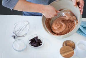 Guittard Chocolate Souffle Mixing 2