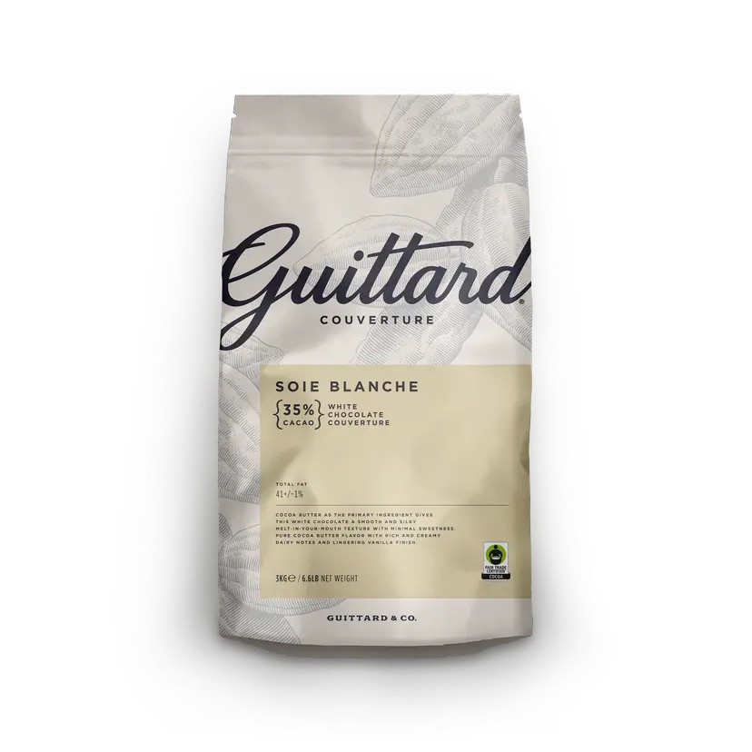 Guittard Soie Blanche 35% White Couverture Chocolate Wafers
