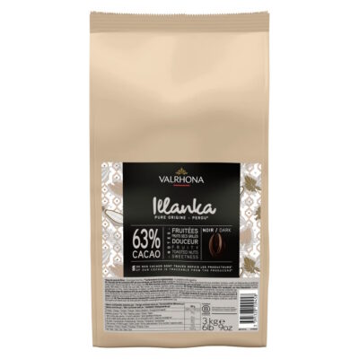 Valrhona Illanka Peru 63% Dark Couverture Chocolate Feves