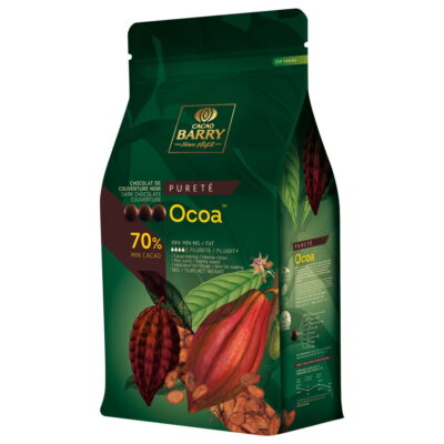 Cacao Barry Ocoa 70% Dark Couverture Chocolate Pistoles