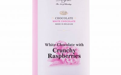 Dolfin 28% White Chocolate Bar with Crunchy Raspberries