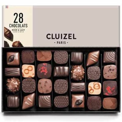Michel Cluizel 28-Piece Dark & Milk Chocolate Gift Box