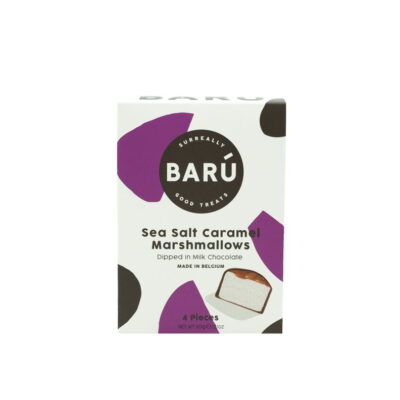 Baru 4-Piece Milk Chocolate Sea Salt Caramel Marshmallows