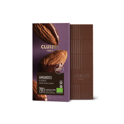 Cluizel Guayas Ecuador Organic 70% Dark Chocolate Bar with Cocoa Nibs